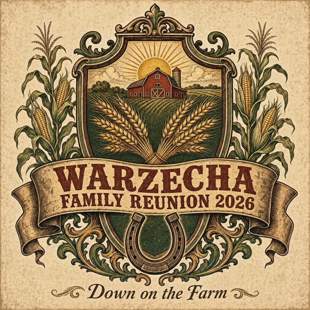 Down on the Farm reunion template — concept reference