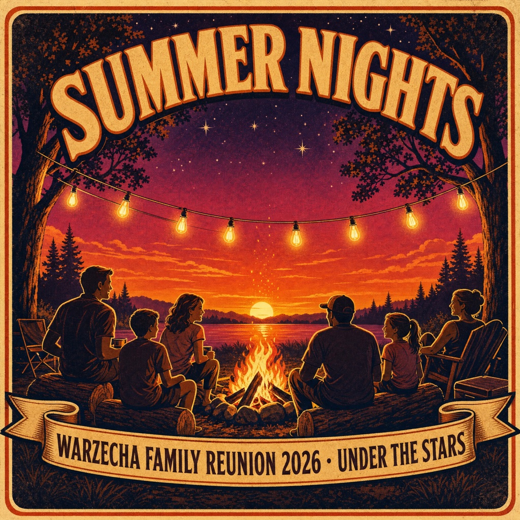 Summer Nights reunion template — concept reference